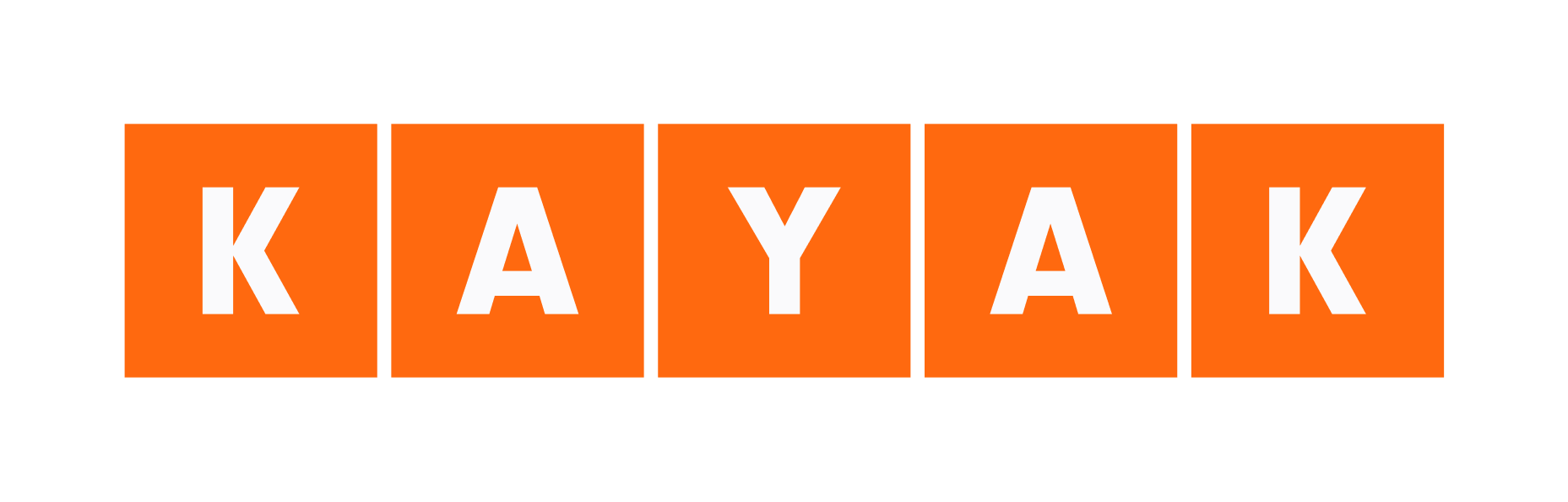 ORANGE LARGE LOGO KAYAK