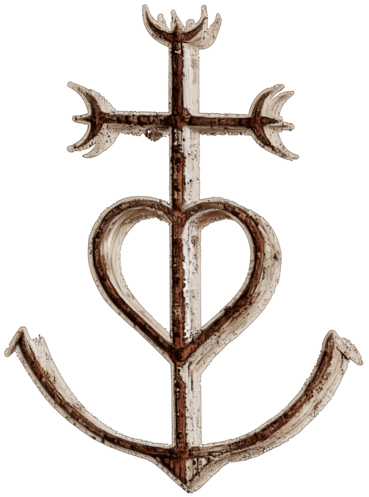 croix camarguaise vecteur