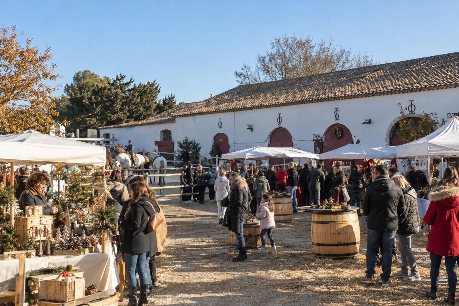 Christmas market at Mas du Menage, December 2026